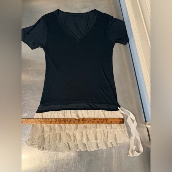 YFB - Y2K drop waist silk ruffle mini dress - Picture 7 of 10